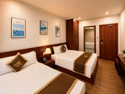 带浴缸双床房 — Moscow Hotel Ha Long - Sun World Bai Chay